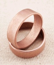New 6mm copper rings Set of Two. Custom sizes 4-14 made to buyer's request