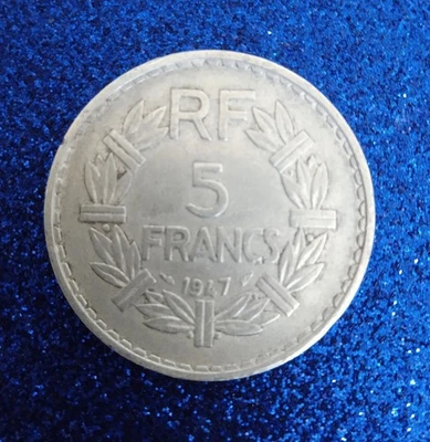 Pièce 5 Francs Lavrillier 1947 – Aluminium – Très bel état – Numismatique... - Photo 1/2
