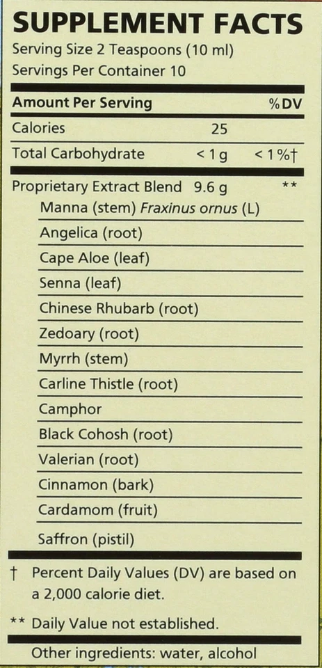 Natures Way Natureworks Swedish Bitters, 3,38 fl oz (paquete de 1) Foto 2 de 4