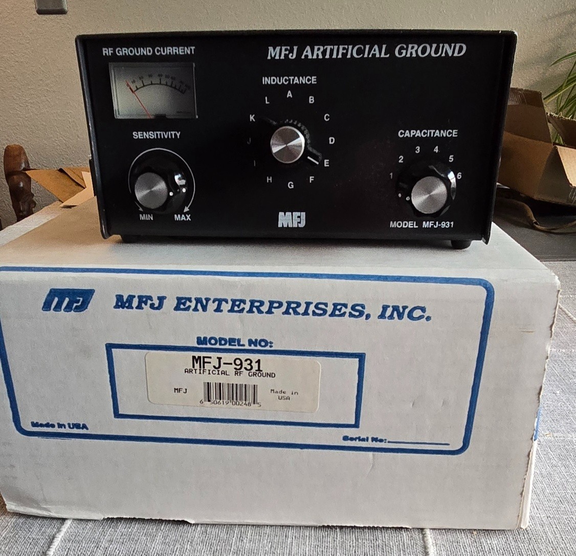 EXCELLENT CONDITION MFJ MODEL MFJ-931 1.8-30 MHz 300W ARTIFICIAL GROUND