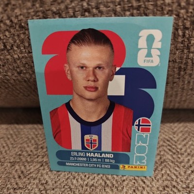 Sticker ERLING HAALAND  True Rookie World Cup 2026 #NOR 15