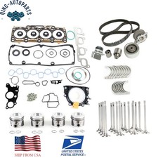 2.0TDI Engine Pistons Gaskets Timing Kit For AUDI A4 A5 A6 Q5 VW CC Golf Tiguan