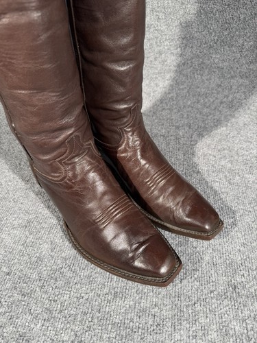 Caboots El Dorado Custom VNTG Hand Made TX French Toe Western Boots Men’s 10 D - Picture 7 of 15