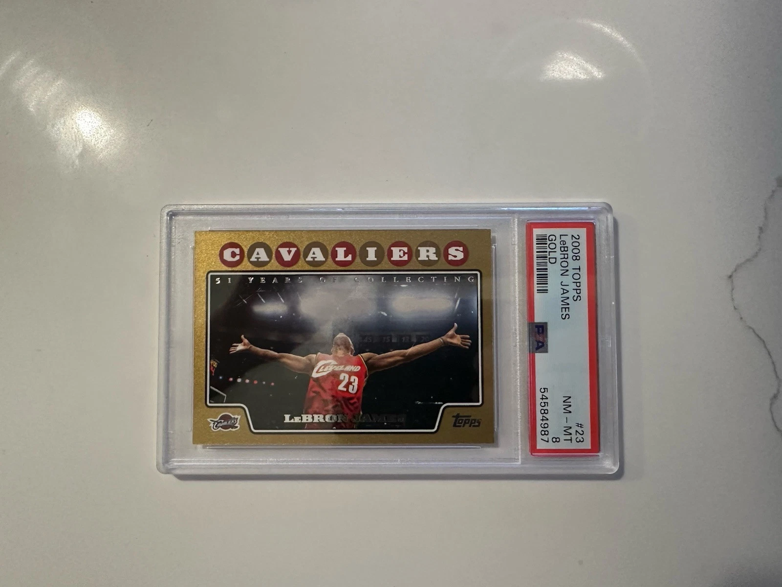 Lebron James trading card