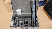 Astro-Tech AT80ED Refractor, Tele Vue Lens, Barlow lens, Accessories, and Case