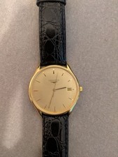Orologio Uomo Longines Lyre Data Quadrante Oro dal Giappone