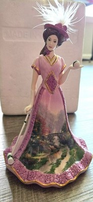 2005 Thomas Kinkade Garden Gala Heirloom Porcelain Matchless Midday Beauty Rare