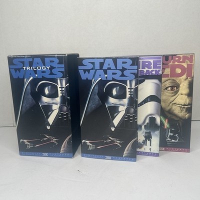 Star Wars Trilogy 3-Tape Set (VHS,1995)  ORIGINAL edit and effects