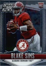 2015 Panini Prizm Draft Picks #161 Blake Sims RC - FB