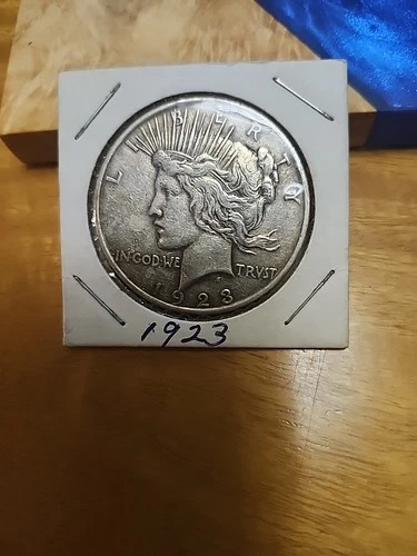 1923 Peace Silver Dollar  Good  Circculated Condition