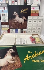 VINTAGE 1984 THE ARABIAN HORSE BOARD GAME Milco USA Show Season, Inc. Equestrian