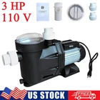 3 HP Above/In Ground Pool Pump 110V 9000GPH 1800W Swimming Pool Pump w/ Strainer