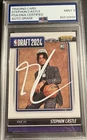 Stephon Castle Signed 2024 Instant Draft Night Rookie RC Psa 9 Auto DN-5 /497