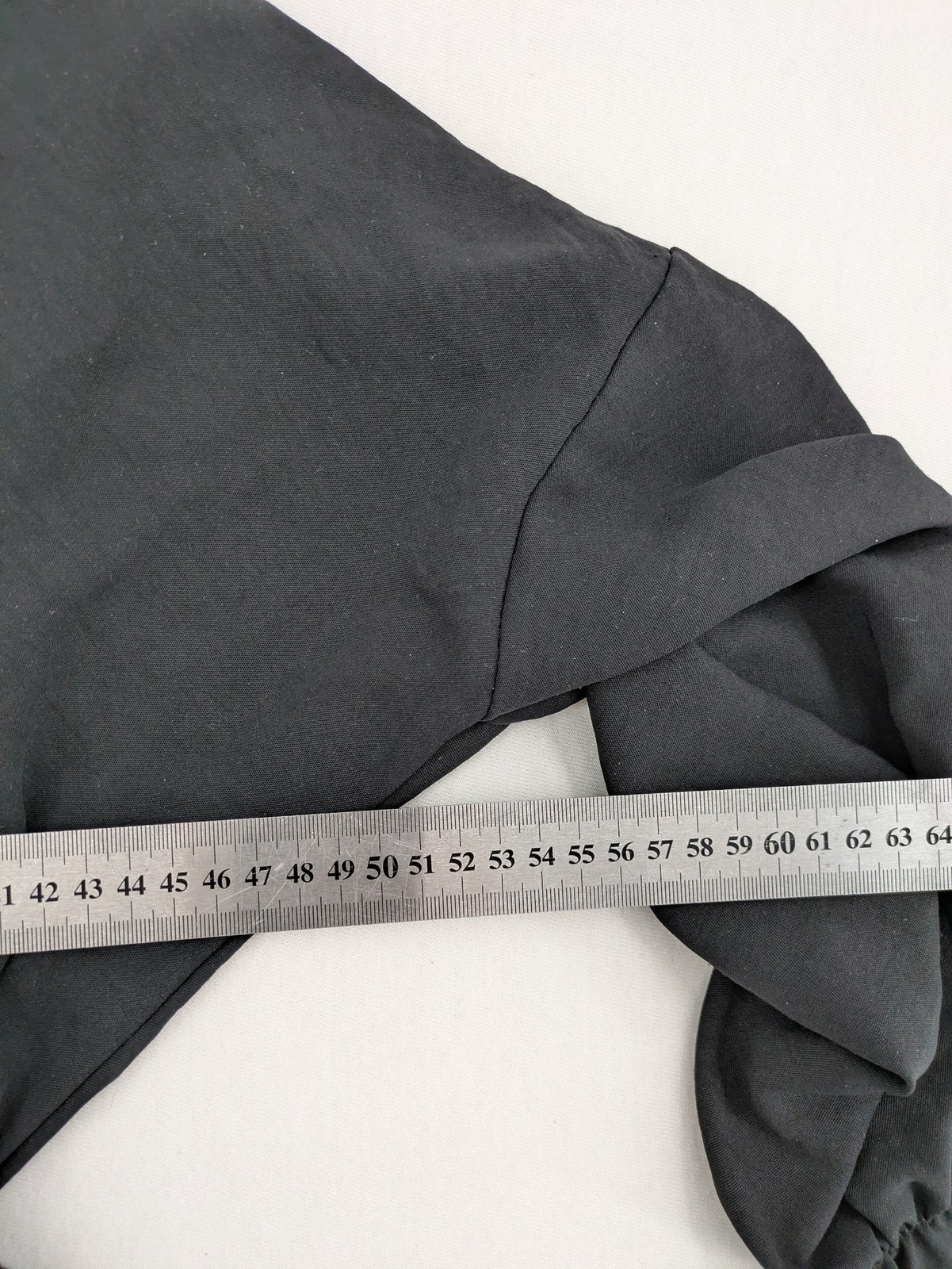 Bella Damen Wickelbluse Bluse Langarm Top V-Ausschnitt Kleid Schwarz image 9