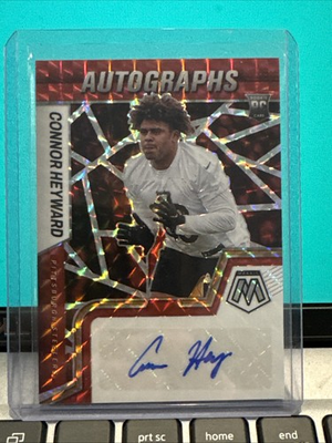 #ad #ad Connor Heyward 2022 Mosaic Rookie Autographs Red Prizm Auto #RAM CH Raiders RC $24.99