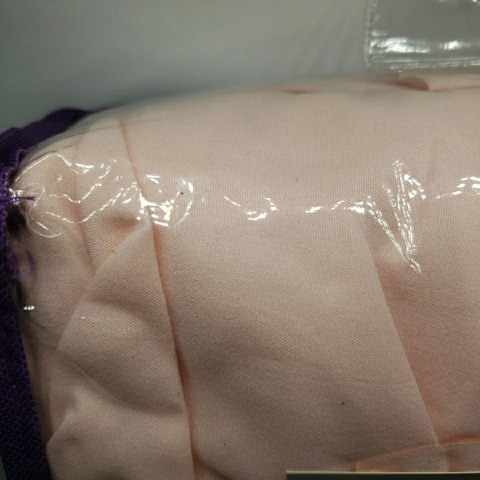 Lush 装饰粉色浴帘破旧别致褶边 — 第 4/4 张图片