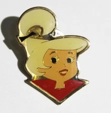 The Jetsons TV Series Daughter Judy Jetson Head Enamel Metal Lapel Pin 1990 NEW