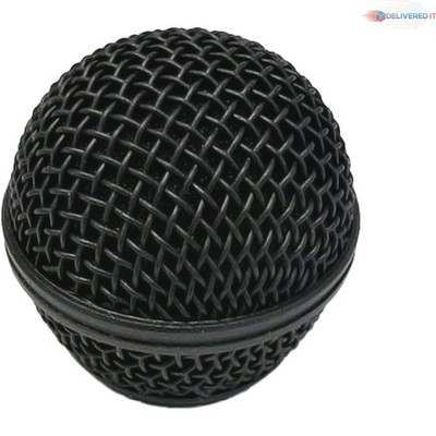 Black Mesh Microphone Grille for Shure SM58 Unidirectional Handheld