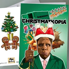 Tyler the Creator Christmas Card - Christmaskopia Holiday Cards Hip Hop Gifts