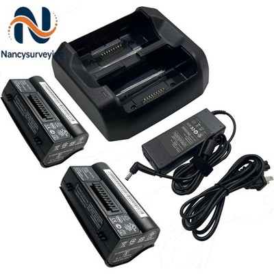 2pc 121320 Li-ion Battery for Trimble TSC7 With 121300 External Battery Charger