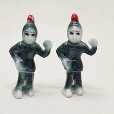 Vintage Humpty Dumpty Kingsman Miniatures Figurine Lot of 2 Bone China Kings Men