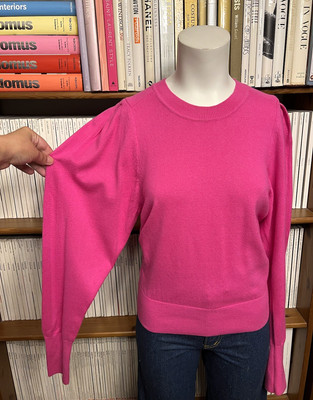 Isabel Marant Etoile Damen 8 XS 34 Pullover Pulli Wolle Baumwolle Prinzessin Ärmel
