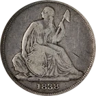 1838-O Seated Liberty Dime No Stars Fine Decent Eye Appeal Nice Strike