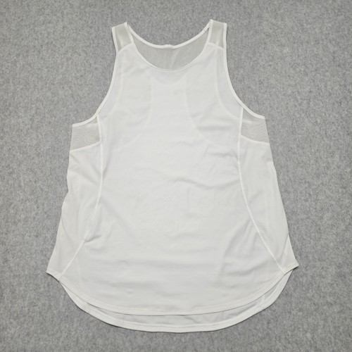 Lululemon Sculpt Ventilated Running Tank Top Shirt Gr. 10 große Damen weiß