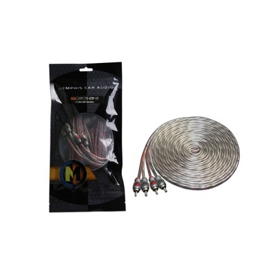 Memphis Audio ETP-17 17-Foot 2 -Channel Audio Interconnect Cables