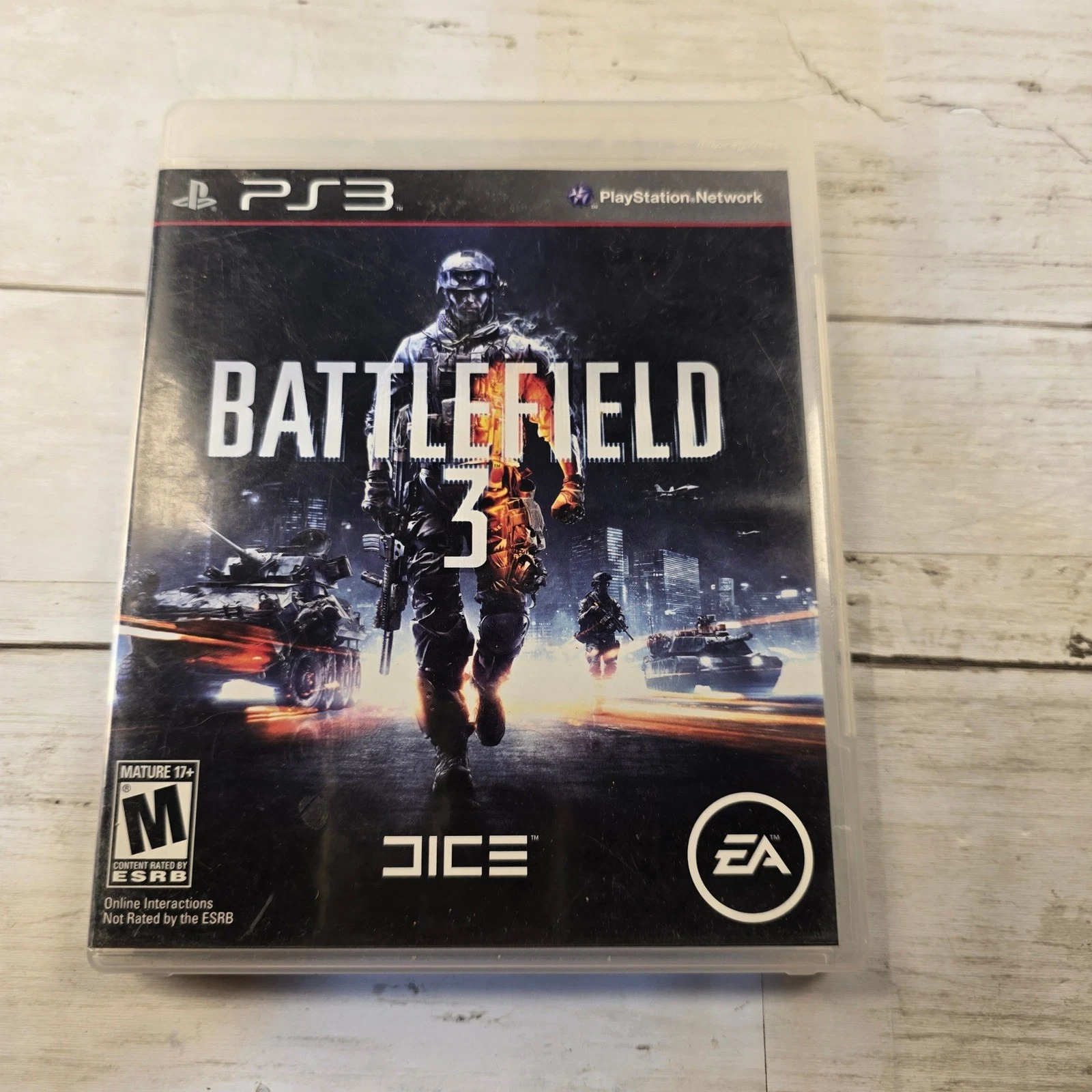 Battlefield 3 Sony PlayStation 3 PS3 2011 EA DICE FPS Shooter Video Game Disc