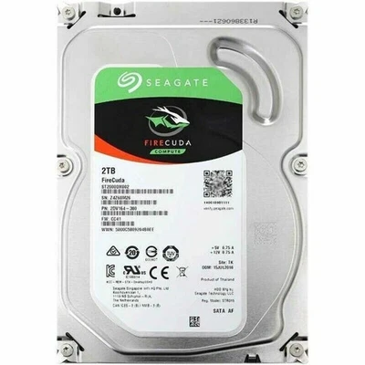 Neu Seagate 2TB ST2000DX002 FireCuda SSHD Hybrid Internal Hard Drive HDD - Bild 1 von 4