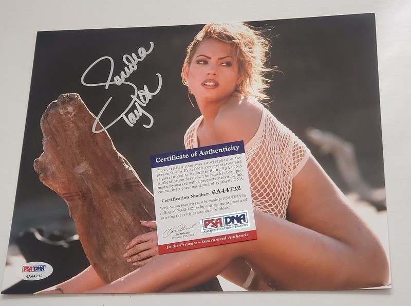 Sandra Taylor Signed 8 x 10 Autograph PSA DNA Playboy