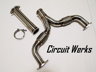 Circuit Werks Unendlichkeit G35 Gerade Y-Rohr Auspuff Flex Mittel G35 Echt 2.5 ''