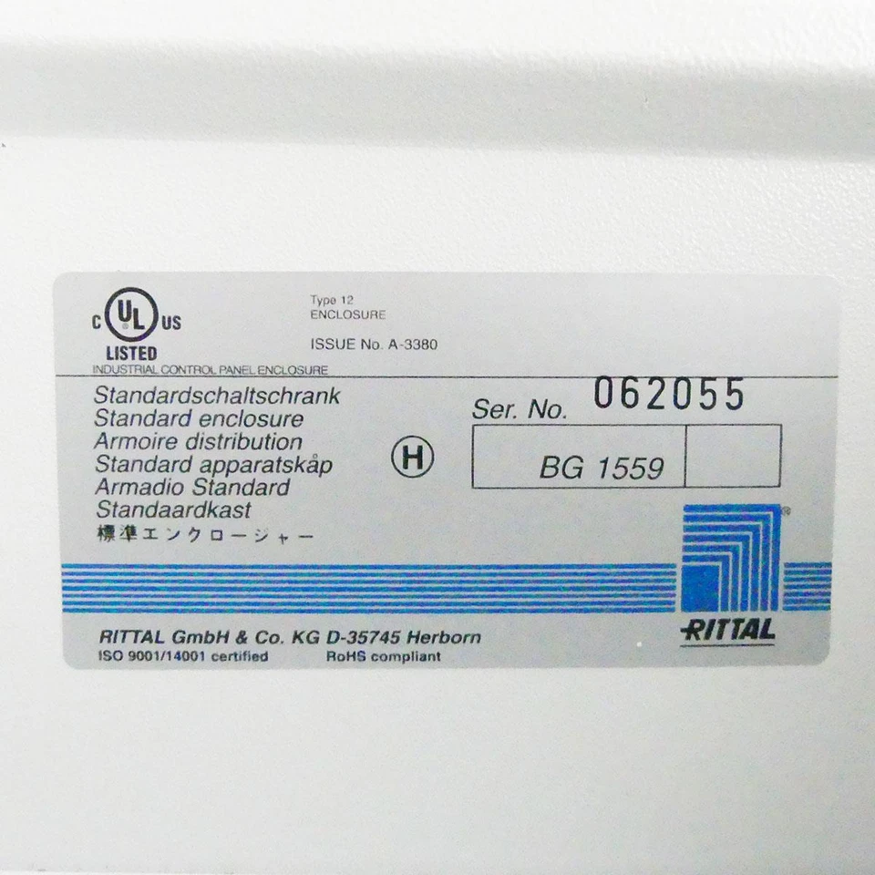 RITTAL BG 1559 BG1559 Schaltschrank 600x200x125mm -unused- - Изображение 3 из 3