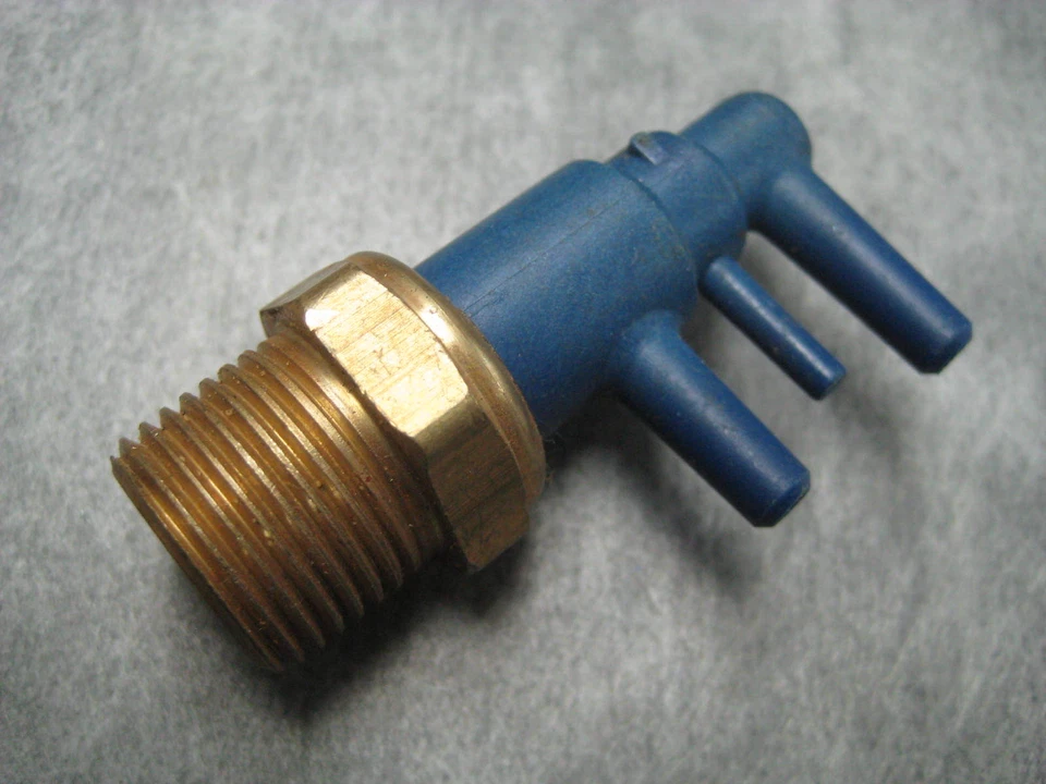 Interruptor de válvula de vacío con puerto 2 puertos azul para Dodge V8 - Hecho en EE. UU. - ¡Envío rápido! Foto 2 de 4