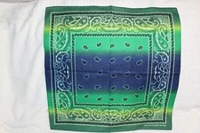 BANDANA DIFFERENT PAISLEY MULTICOLOR SET  SET OF 4 DIFFERENT 