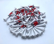 Golf Tees TRUESTRIKE Red and Black USA Combo Pack 3 1/4 and 1 1/2 Golf Tees