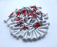 Golf Tees TRUESTRIKE Red and Black USA Combo Pack 3 1/4 and 1 1/2 Golf Tees