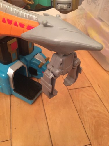 2002 Bandai Power Rangers Wild Force Deluxe Isis Command Megazord 16in Works! - Picture 9 of 15
