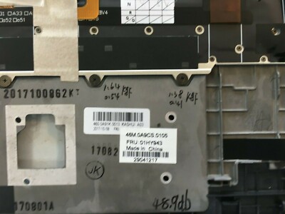 01HY808 New Genuine Lenovo Yoga X1 2nd Gen Palmrest Keyboard US