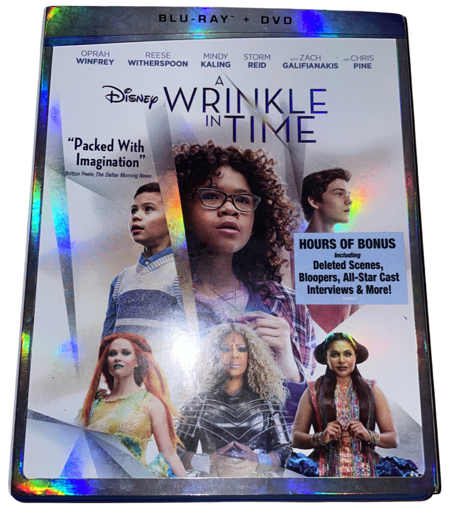Disney's A Wrinkle in Time (2018) Blu-ray + DVD Complete 2 Disc