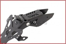 PortaTarga Evotech Regolabile Colore Nero per Aprilia Dorsoduro 750 2008-2012