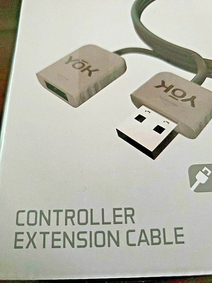 YOK 6 Ft Controller Extension Cable Compatible w AVEC Playstation Classic A8 - Image 2 of 4