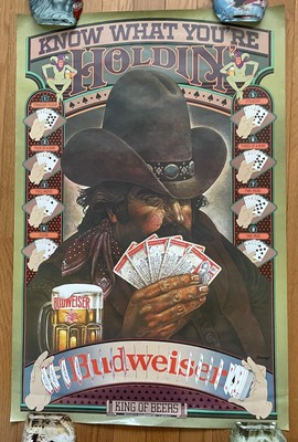 Know What You re Holding Budweiser Beer Advertising Poster