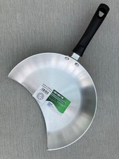 24cm Aluminium Donner Kebab Meat Catcher/Cropped Omelette Fry Pan, Catering