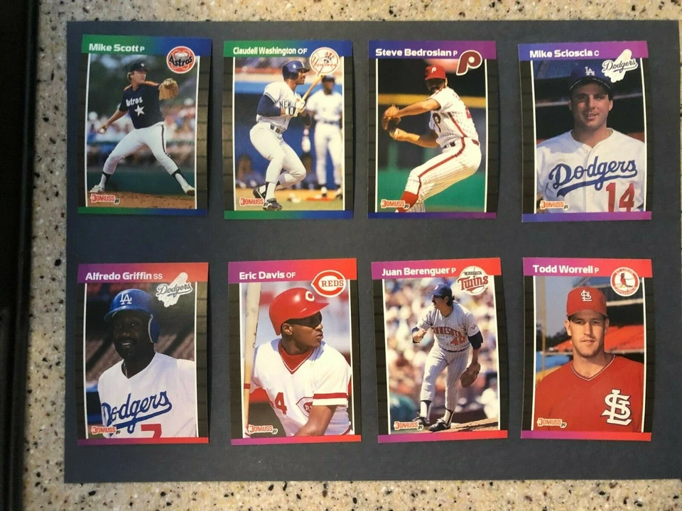 1989 DONRUSS BASEBALL CARDS YOU CHOOSE 29-366 RC'S VETERANS MLB CARD VINTAGE FS - Image 3 of 4