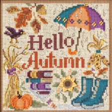 Cross Stitch Kit  Mill Hill 2023 Autumn Series - Hello Autumn MH14-2323