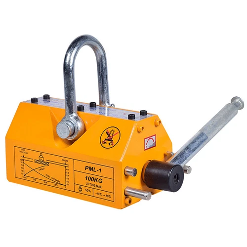 100KG 220LBS Steel Magnetic Lifter Heavy Duty Crane Hoist Lifting Magnet - Picture 4 of 15