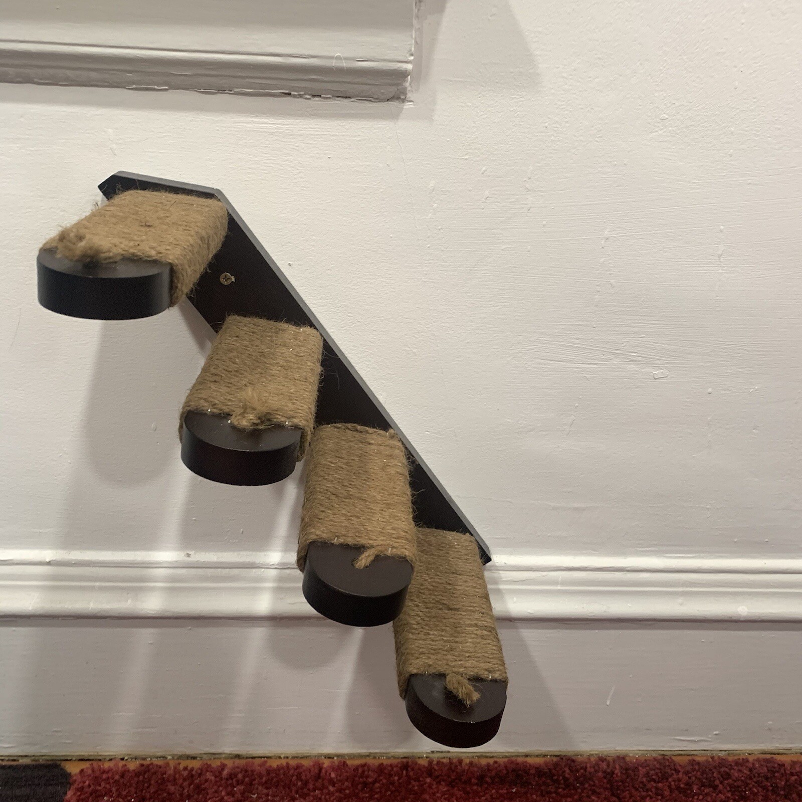 FUKUMARU Cat Climbing Shelf Wall Mounted Four Step Pet Stairway with