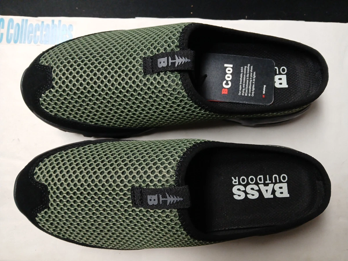 Bass Outdoor Mens Green Mesh Slide Hiking Shoe Green US 7  display picture 1